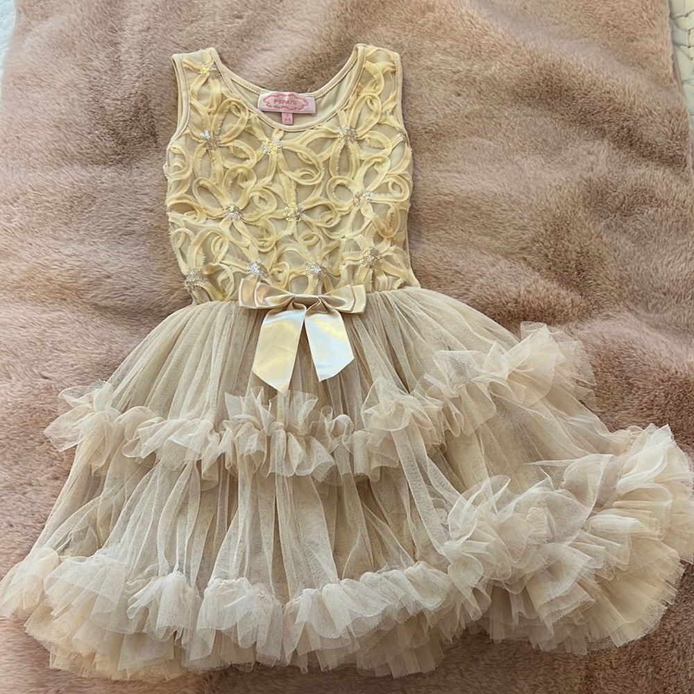 Popatu Beige Dress